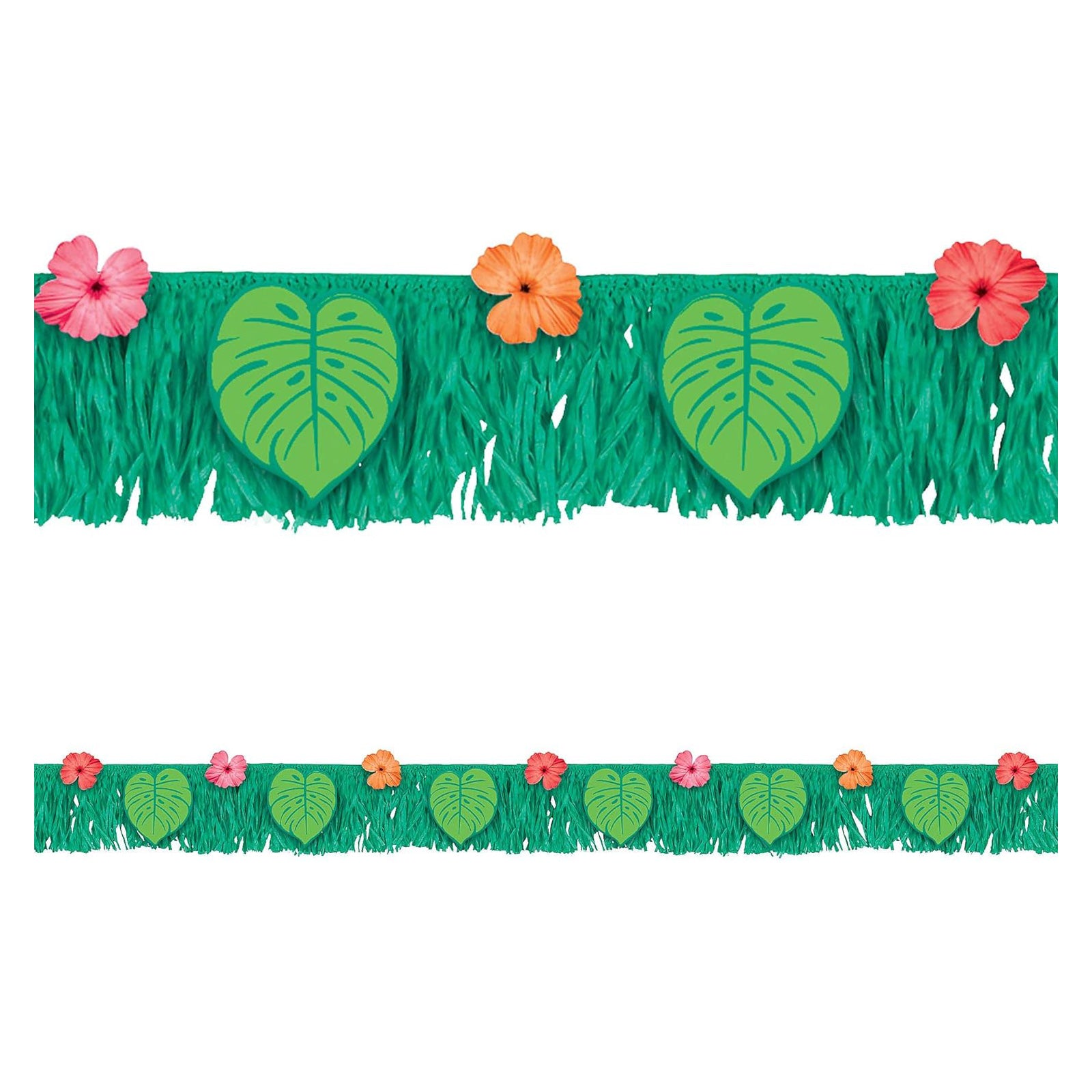 Tropical Jungle Paper Fringe Banner Decoration