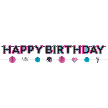 Internet Famous Birthday Letter Banner Decoration 2pcs