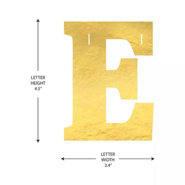 Create Your Own Banner- Letter E