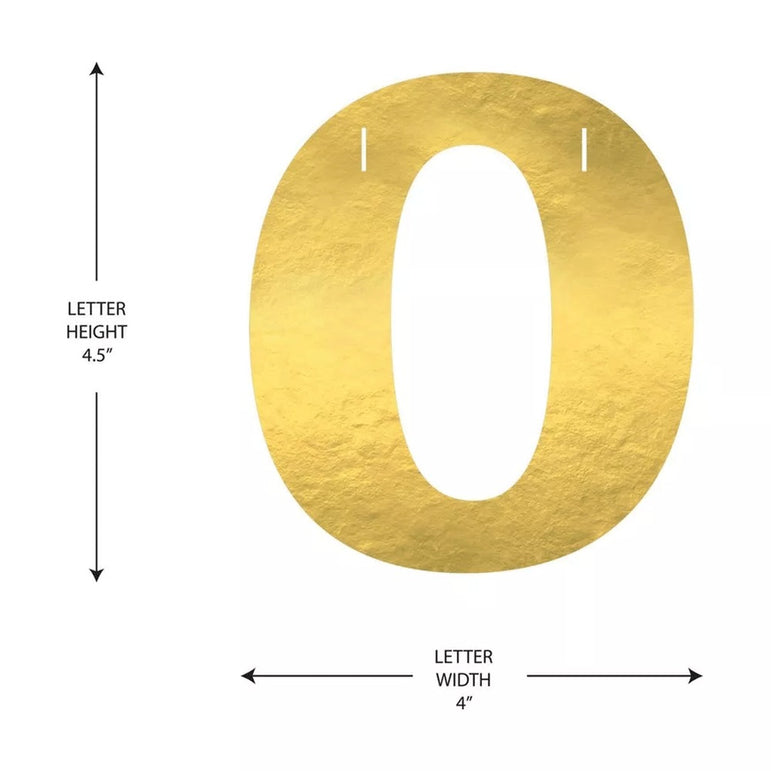 Create Your Own Banner- Letter O