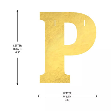 Create Your Own Banner- Letter P