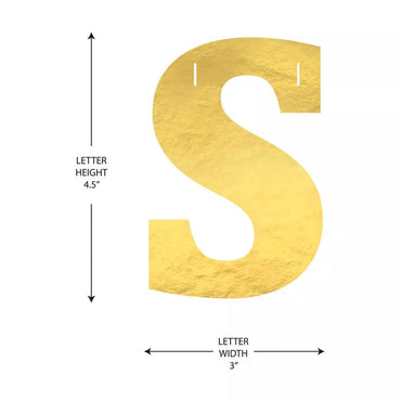 Create Your Own Banner- Letter S