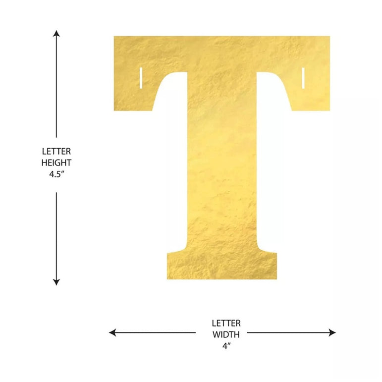 Create Your Own Banner- Letter T