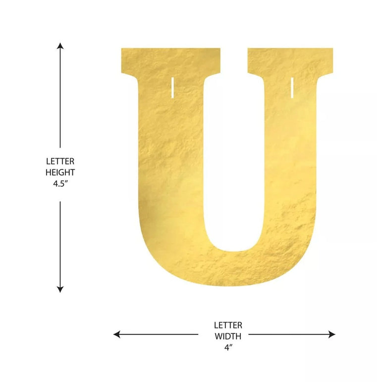 Create Your Own Banner- Letter U