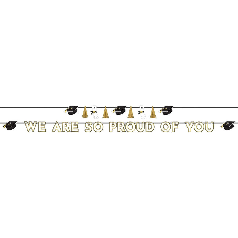 We Are So Proud Of You Letter Banner Kit Decoration