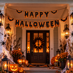 Happy Halloween Double Banner