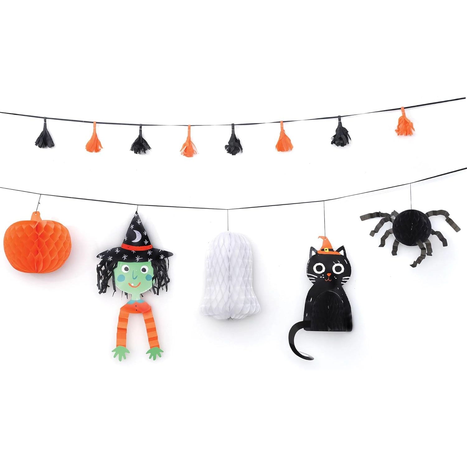 Spooky Friends Banners Decoration 2pcs 8in