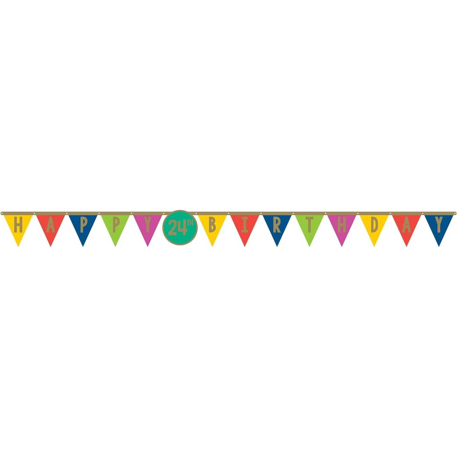 Happy Dots Happy Birthday Add On Jumbo Letter Banner Decoration