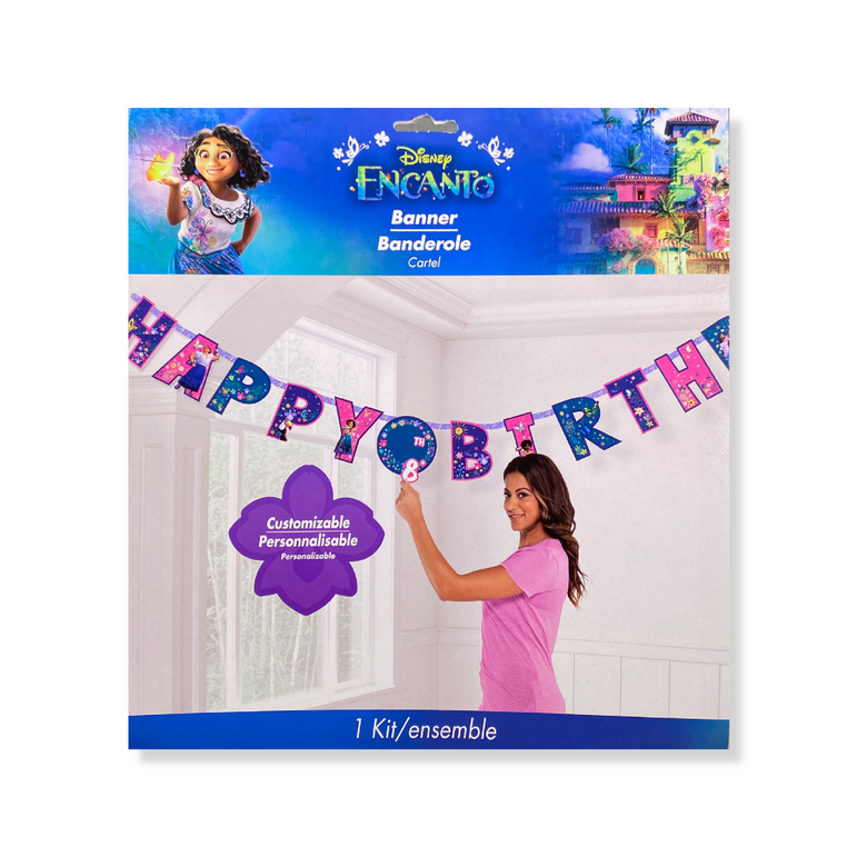 Encanto Jumbo Add-An-Age Letter Banner Paper
