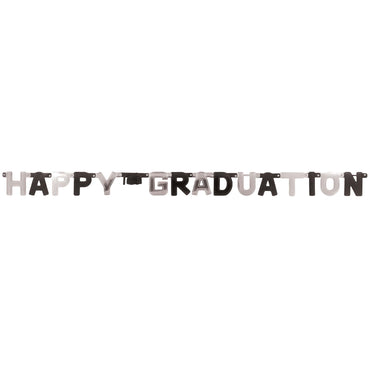 Graduation Large Foil Letter Banner 8.33ft x 6.5in