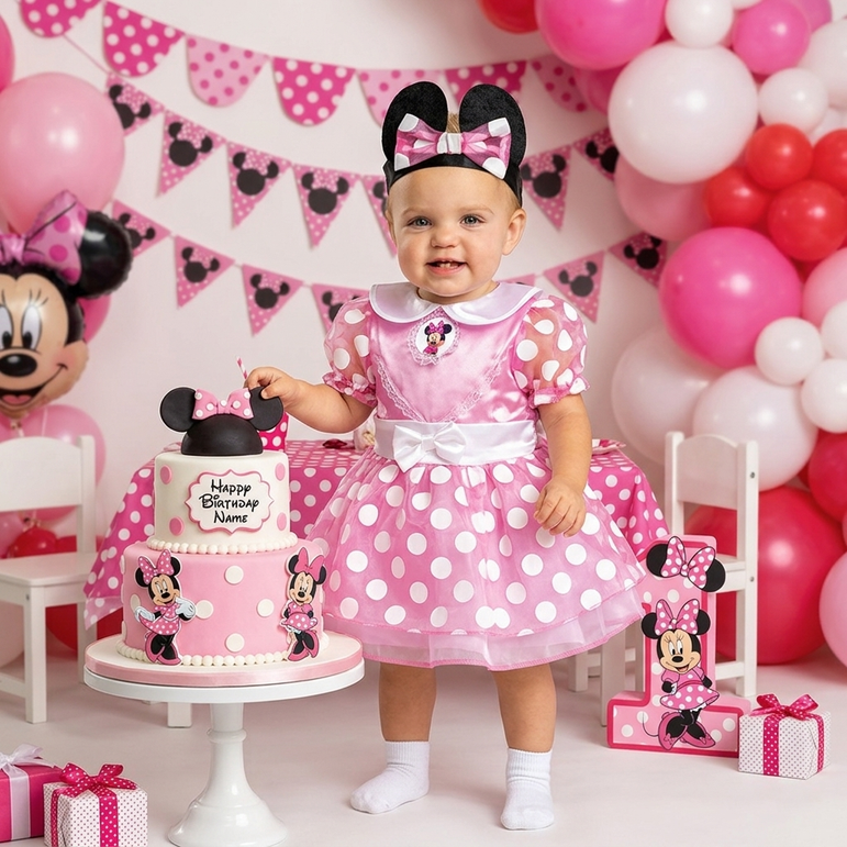 Shop Infant Pink Minnie Mouse Classic Costume