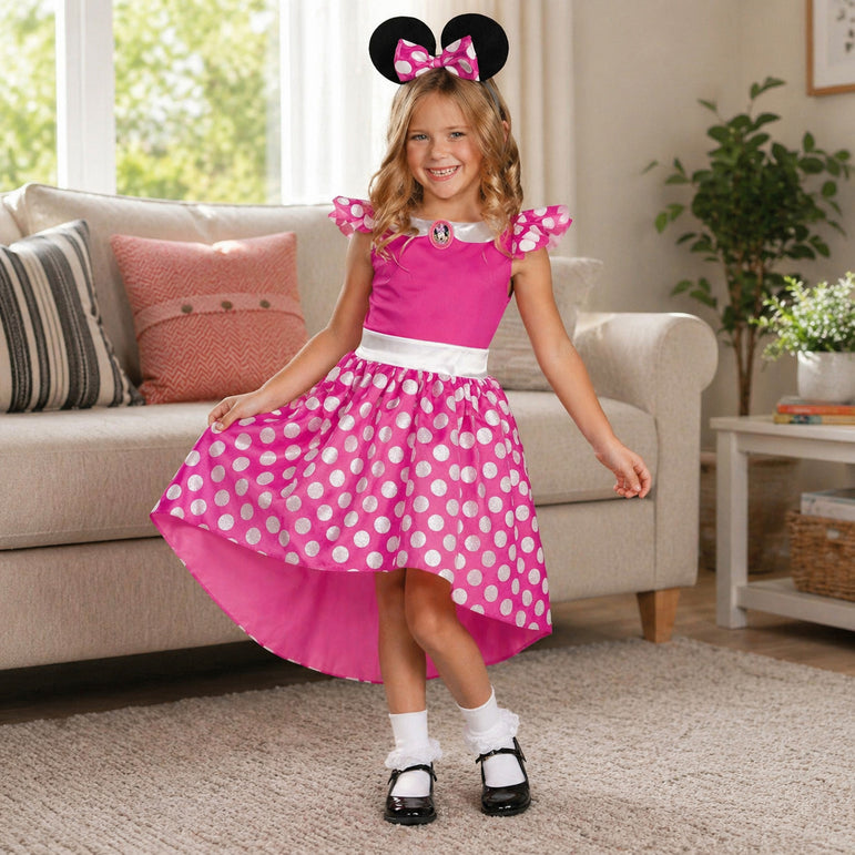 Child Pink Minnie Mouse Classic Costume