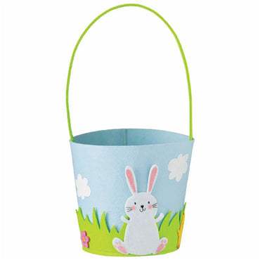 Easter Felt Scene Fabric Basket