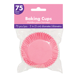 New Pink Cupcake Cases 50mm, 75pcs
