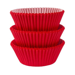 Apple Red Cupcake Cases 50mm, 75pcs