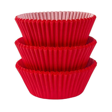 Apple Red Cupcake Cases 50mm, 75pcs