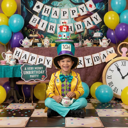 Child Mad Hatter Alice in Wonderland Classic Costume