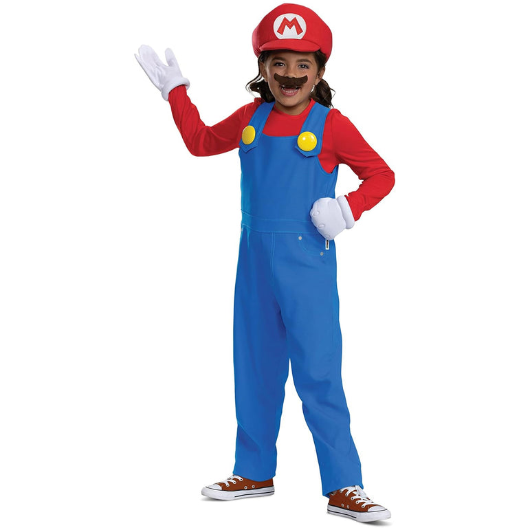 Child Super Mario Elevated Costume