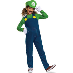 Child Super Mario Luigi Posh Costume