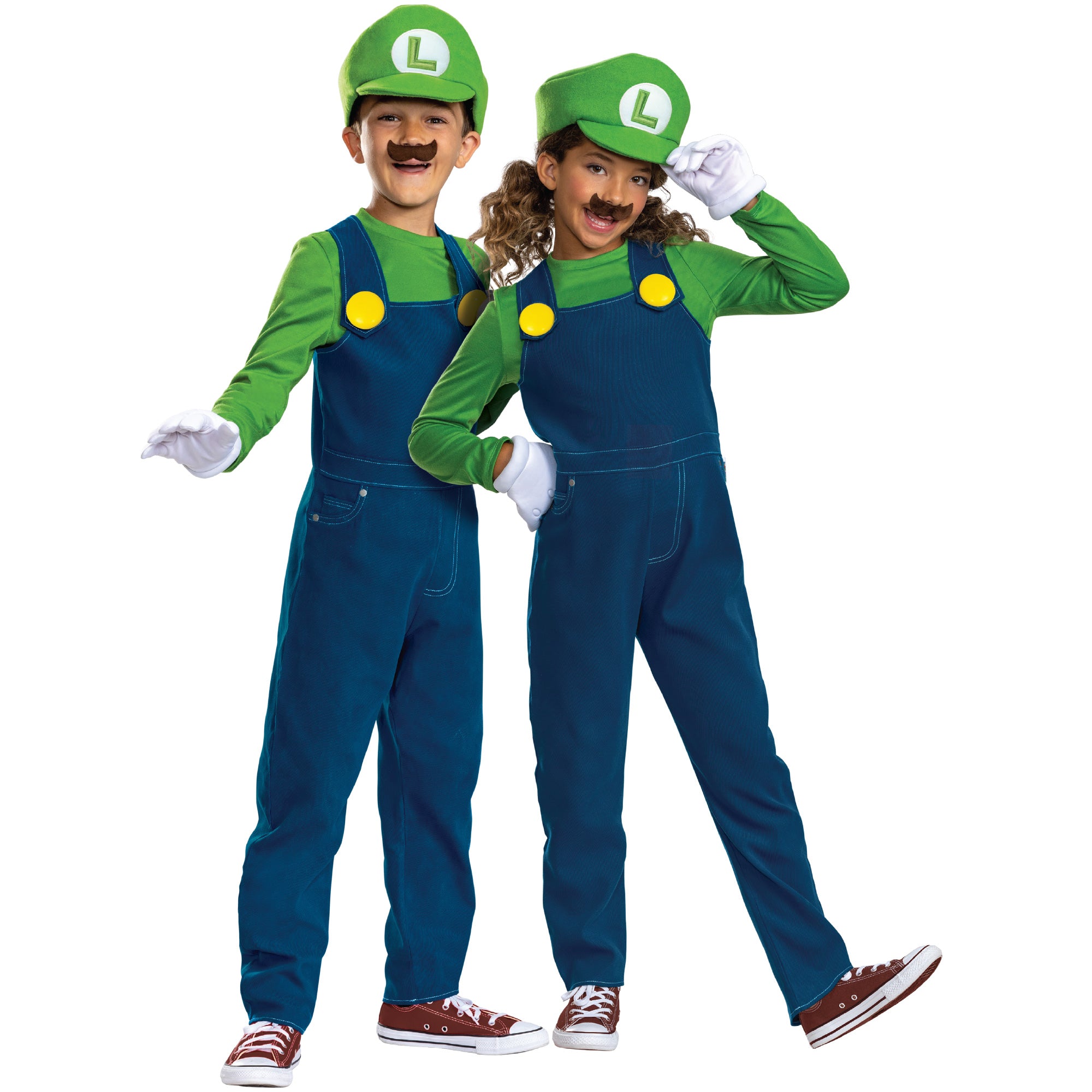 Child Super Mario Luigi Posh Costume