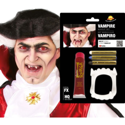 Blister Pack Vampire Makeup with Blood