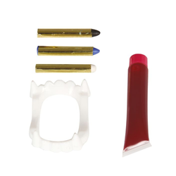 Blister Pack Vampire Makeup with Blood
