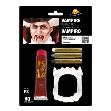 Blister Pack Vampire Makeup with Blood