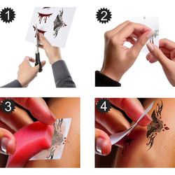 Vampire Face Tattoos 30x13cm