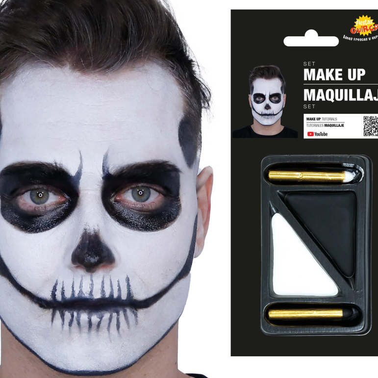 Black and White Make up Blister with 2 Sticks