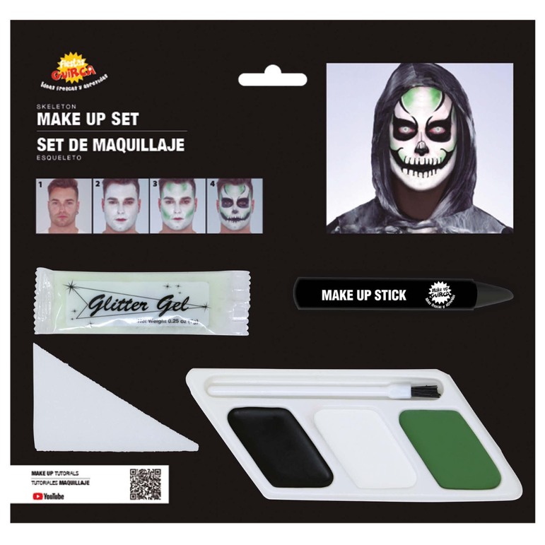 Skull Makeup Set