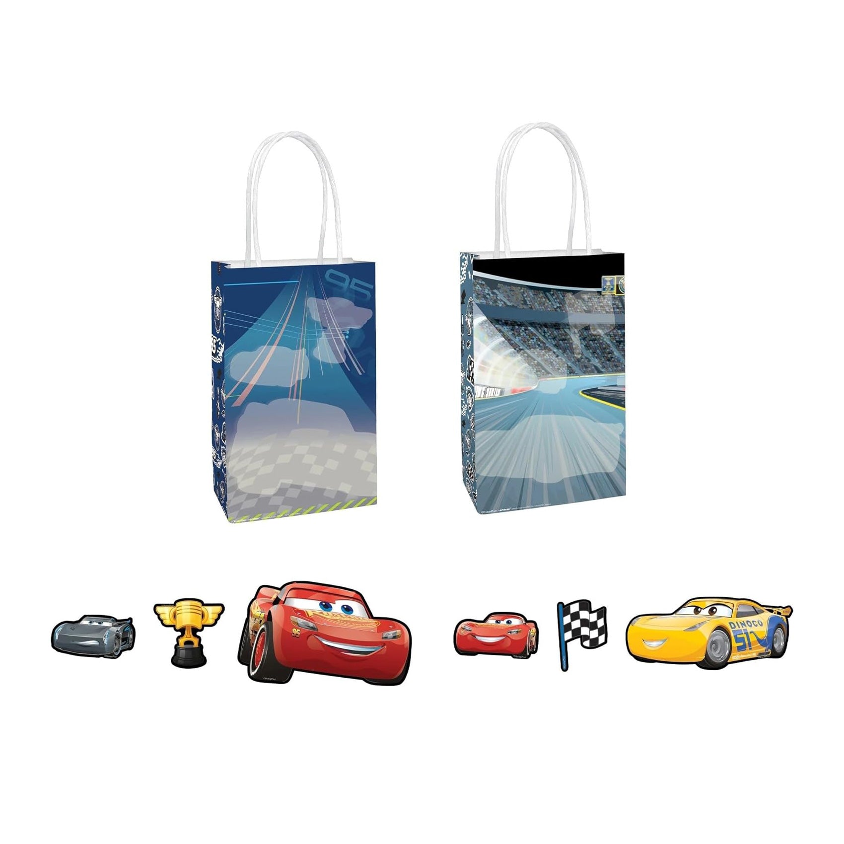Disney Pixar Cars 3 Create Your Own Bags with Add Ons 8pcs