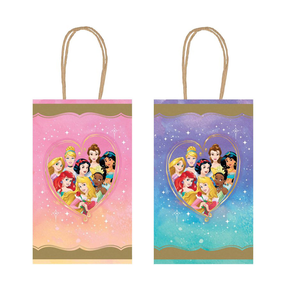Disney Princess Once Upon A Time Paper Kraft Bags 8pcs