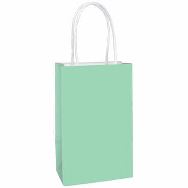 Cool Mint Kraft Small Paper Bag