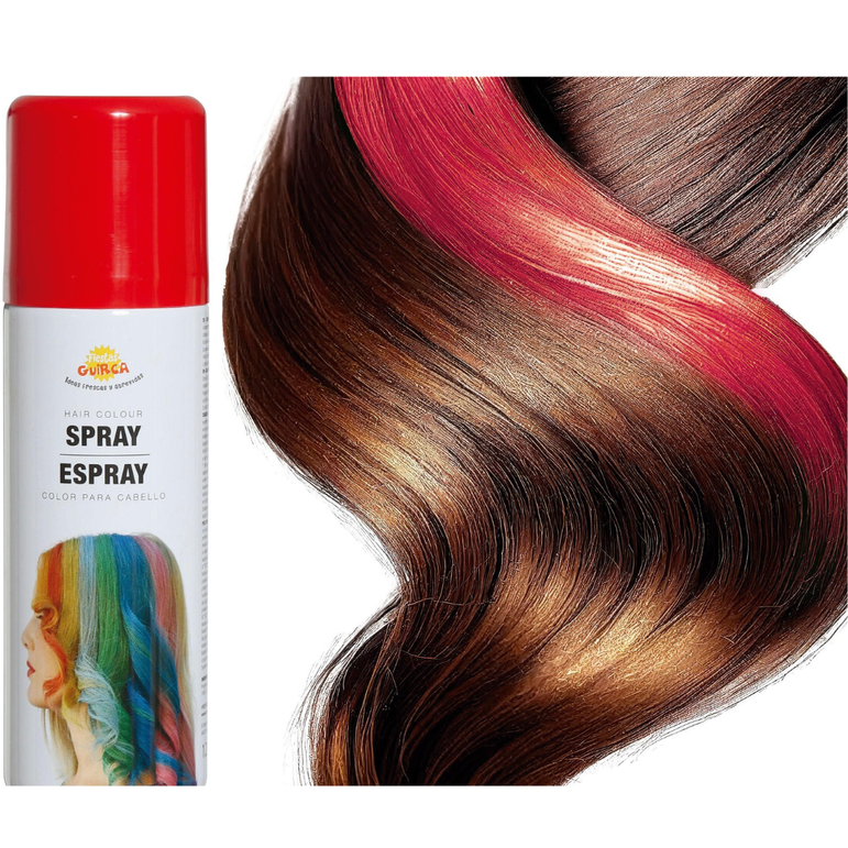 Red Sparkling Hair Spray Bottle 125ml