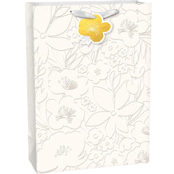 Floral Embossed Extra Large Paper Bag