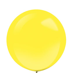 Yellow Sunshine Standard Latex Balloons 24in, 4pcs