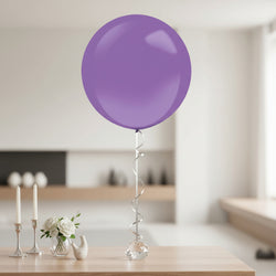 Purple Standard Latex Balloons 24in, 4pcs
