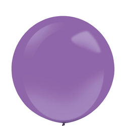 Purple Standard Latex Balloons 24in, 4pcs