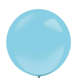 Caribbean Blue Fashion Latex Balloons 24in, 4pcs