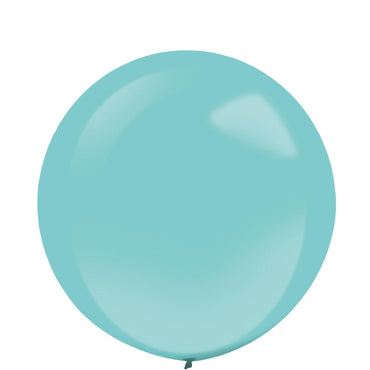 Robins Egg Blue Fashion Latex Balloons 24in, 4pcs