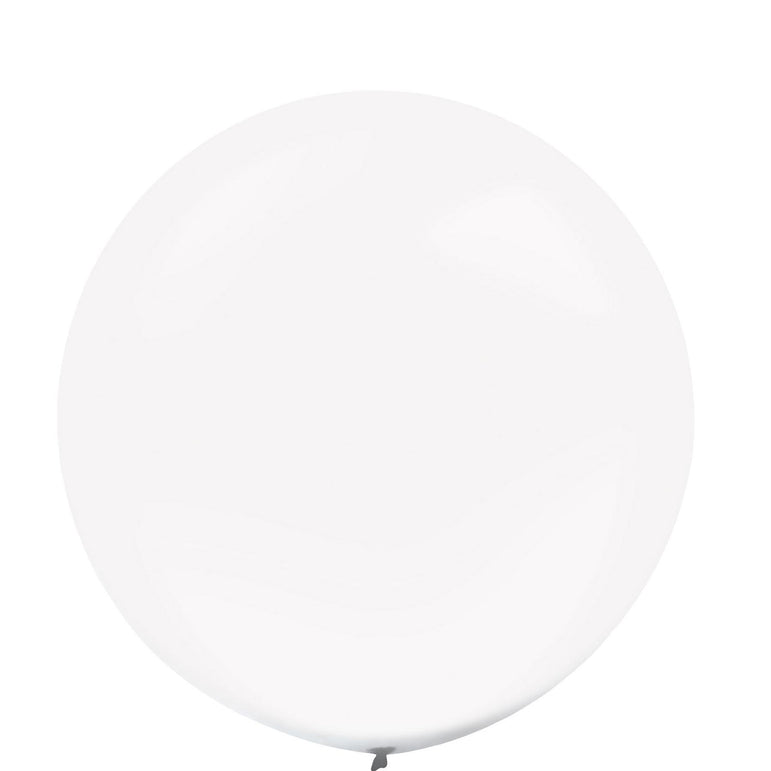 Clear Balloons Latex Balloons 24in, 4pcs