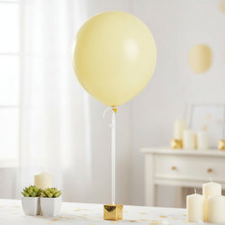 Lemon Macaron Latex Balloon 24in 4pcs