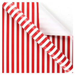 Stripe Apple Red Gift Wrap 16ft x 30in