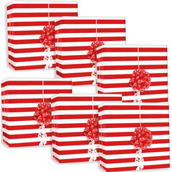 Stripe Apple Red Gift Wrap 16ft x 30in