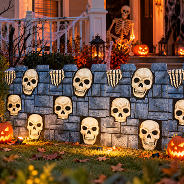 Stone Wall Yard Decorations 22 x 14in, 3pcs
