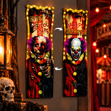 Creepy Carnival Lenticular Sign
