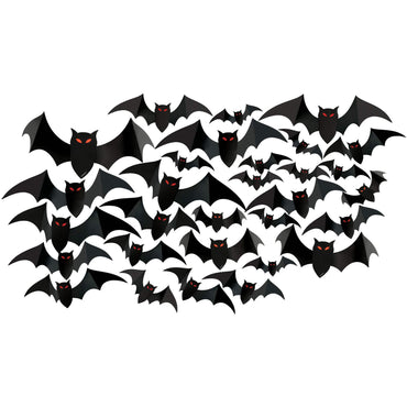 Bat Cemetery Cutouts Mega Value Pack Decoration 30pcs