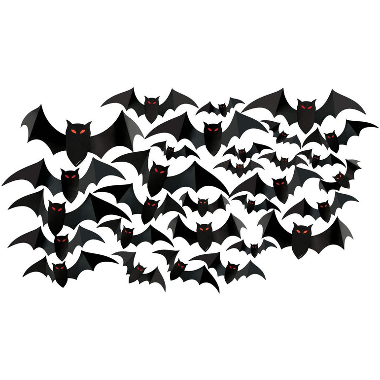 Bat Cemetery Cutouts Mega Value Pack Decoration 30pcs