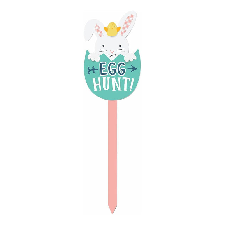 Egg Hunt Yard Stake Sign