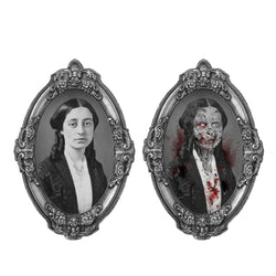 Creepy Woman Lenticular Portrait